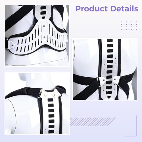 Back Posture Corrector for Adults, Adjustable Straps, Spine Support Back Brace, Breathable Fabric, Corrects Kyphosis and Hunched Back, Prevents Slouching