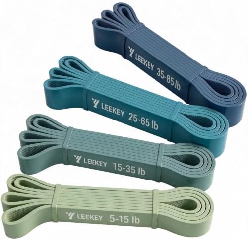LEEKEY Resistance Bands Set for Pull Up Assistance & Exercise