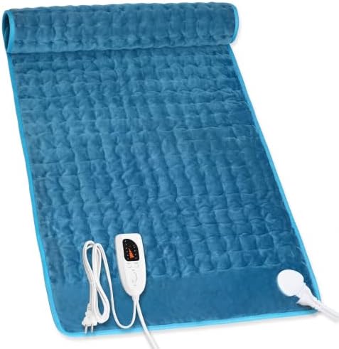 Heating Pad,Electric Heating Pads,Heating Pad for Back,Blue,40x20 Inch