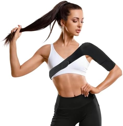 Shoulder Brace for Women, Shoulder Support Brace, Adjustable and Can be Worn Under Clothes, Rotator Cuff for Pain Relief (Left)
