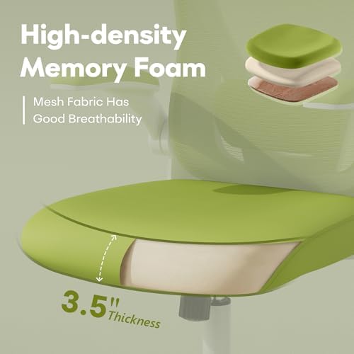 SeekFancy Ergonomic Office Chair with Memory Foam, Computer Desk Chair