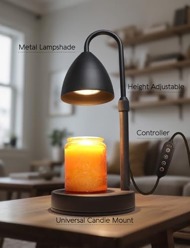 Candle Warmer Lamp with Timer Dimmer, Home Decor for Birthday Gifts Women