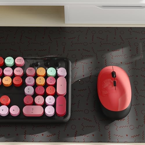 Colorful Wireless Keyboard and Mouse Combo Red Colorful