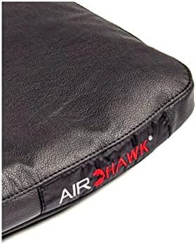 AIRHAWK Ergonomic Office/Chair Seat Cushions with Leather Cover for Desk, Stadium Seats, Construction, Airlines, Car & Truck Driver Use, Pressure Relief, Posture Support