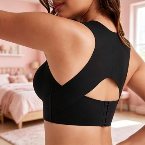 Posture Corrector Bra for Women Wireless Front Closure Full Coverage