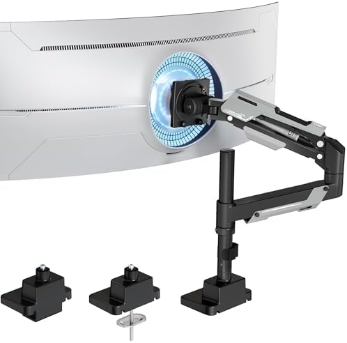 ARES WING Ultrawide Monitor Arm for 24 to 57 Inch Screen, Black