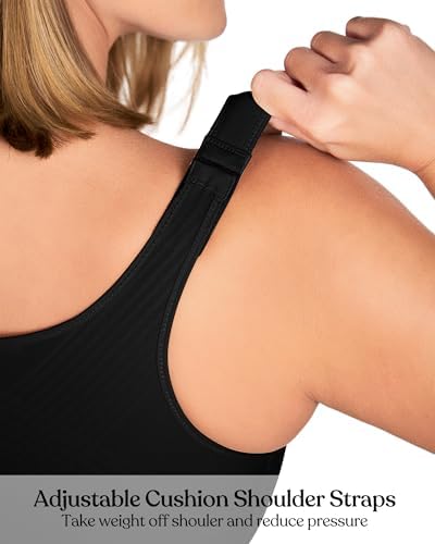 HSIA Posture Bras for Women Front Closure No Underwire Back Support Bra