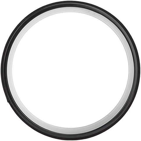 GLOGLOW Back Pain Relief Yoga Wheel, 5mm Thick PU Rubber