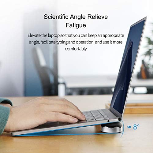 Hagibis Laptop Cooling Pad, Ergonomic Laptop Stand Small Invisible Cooler Ball Portable Magnetic Foot Heat for MacBook Pro Computer