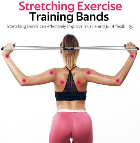 Resistance Bands with Handles, Figure 8 Fitness Bands, Exercise Bands Set