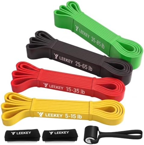 LEEKEY Resistance Bands Set for Pull Up Assistance & Exercise