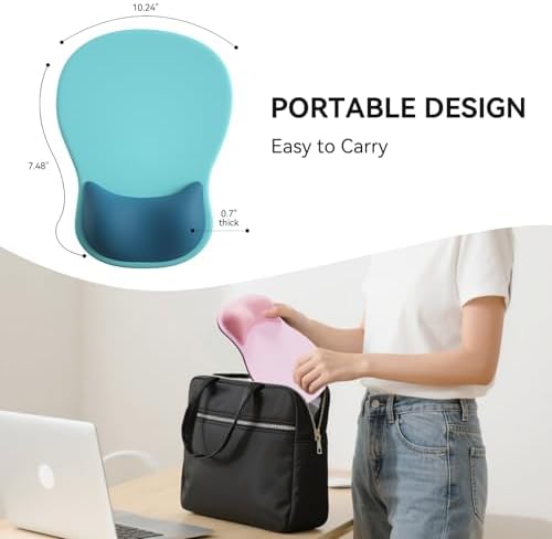 Ergonomic Mouse Pad with Wrist Rest Cute Mousepad Wrist Support