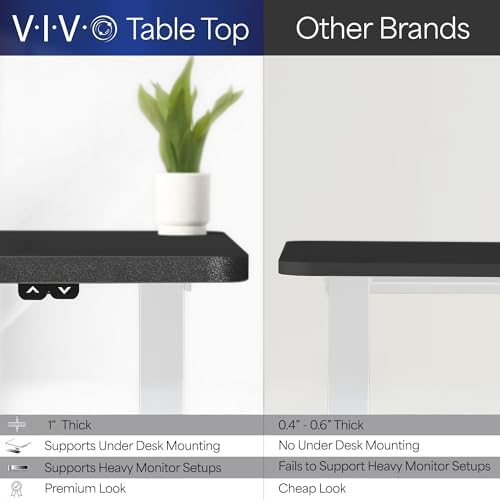 VIVO Dark Gray 60 x 24 in Standing Desk, DESK-KIT-W06G