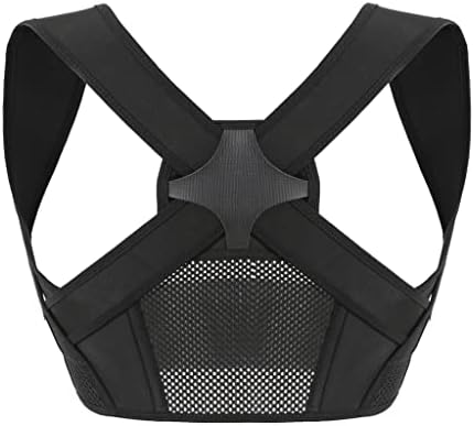 Posture Corrector Adjustable Back Support Belt Spine Back Shoulder Brace Support Belts Adult Invisible Hunchback Belts(Beige,L/XL) (D,L/XL)