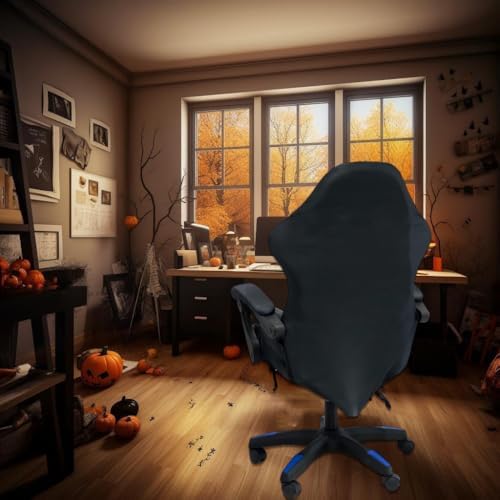 Gaming Chair Covers Slipcovers, Stretch Removable Washable Computer Reclining Gaming Chair Protector Slipcovers with Armrest Cover (No Chairs) (Halloween-Butterfly)