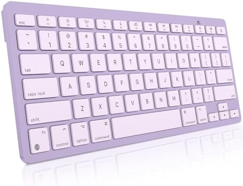 OMOTON Ultra-Slim Wireless Keyboard for Mac (MacOS 10.10+), Compact Size