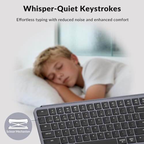Keychron B6 Pro Ultra-Slim Full-Size Wireless Keyboard - Space Gray
