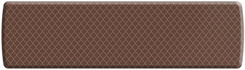 NewLife by GelPro Anti-Fatigue Designer Comfort Kitchen Floor Mat, 30x108" , Trellis Walnut Stain Resistant Surface with 3/4” Thick Ergo-foam Core for Health and Wellness