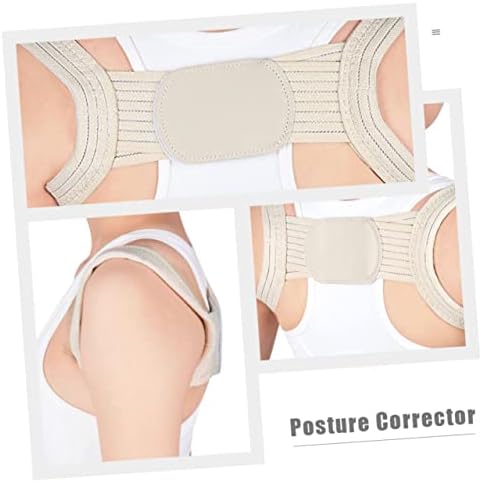 PartyKindom Adjustable Back Posture Corrector Strap for Men and Women