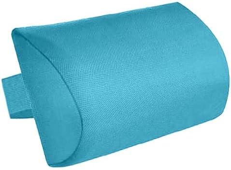 Chaise Lounge Neck Support Pillow with Adjustable Strap,Ergonomic Headrest Pillow Portable Bolster Cushion for Patio Backyard Beach Pool Garden Recliner (Lake Blue)