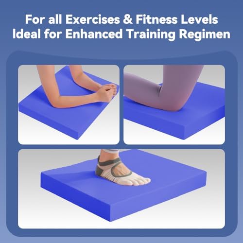 Large Thick Balance Pad Non-Slip Stability Trainer Yoga & Pilates