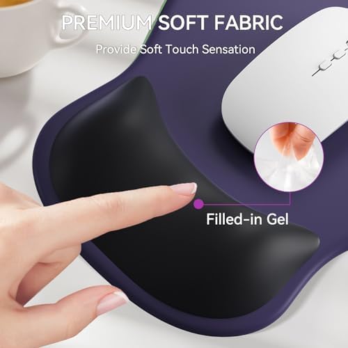 Ergonomic Mouse Pad with Wrist Rest Cute Mousepad Wrist Support