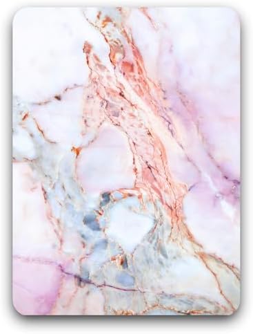 Small Mouse Pad, Mini Mouse Pad 6 x 8 Inch, Thick Rubber Waterproof Mouse Mat, Cute Mousepad for Women Girls Kids Wireless Mouse Mini Laptops Keyboard Tray Home Office Travel, Pink Marble