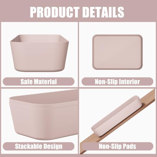 Drawer Organizers Bins 10 PCS for Bathroom Makeup Desk Office