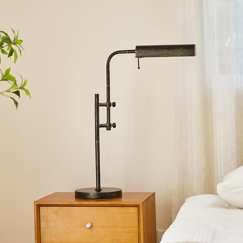 VONLUCE Industrial Table Lamp, Adjustable LED Desk Lamp for Home Office