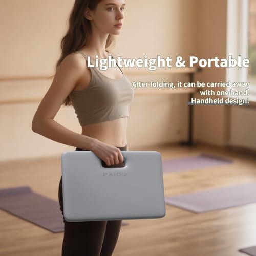 PAIDU Yoga Knee Pad 1" Thick, Foldable for Home Gym