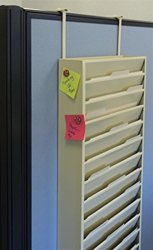 Durham Displays2go Hanging File Folder Rack with 11 Tiered Pockets