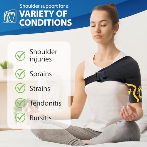 ORTONYX Shoulder Stability Brace Compression Sleeve Rotator Cuff Support
