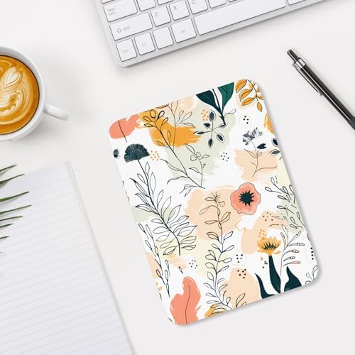 Small Mouse Pad, Mini Mouse Pad 6 x 8 Inch, Thick Rubber Waterproof Mouse Mat, Cute Mousepad for Women Men Wireless Mouse Laptops Home Office, Artistic Style Patterns