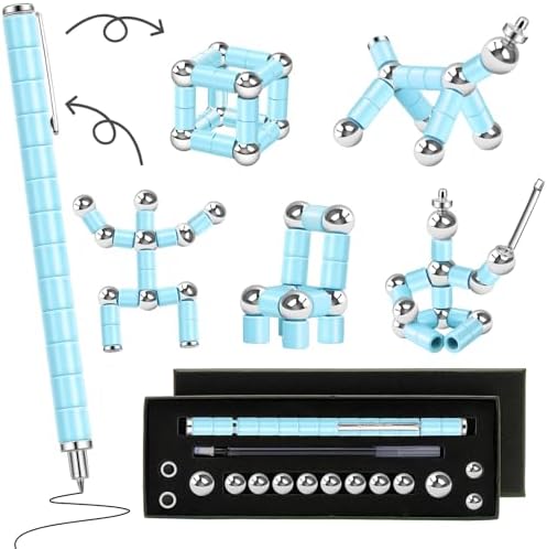 Fidget Pens Gifts for Teen Boys: Fathers Dad Gifts Office Desk Accessories for Men Women, Unique Birthday Gift for Teenage Girls, Cool Gadget Stuff Stress Relief Toys for Adults Office Worker Desk Toy