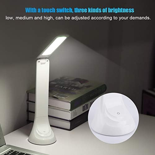 FTVOGUE LED Desk Lamp Rechargeable Foldable 18 White LEDs