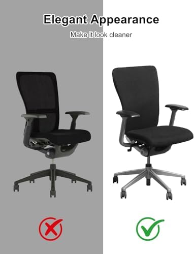 Chair Armrest Pads Fit for Haworth Zody Office Chair, Black