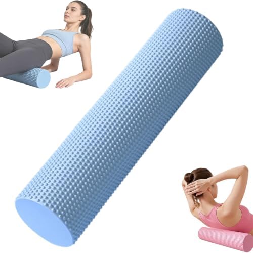 EVA Foam Roller for Back Yoga Balance Exercises, Blue, 1