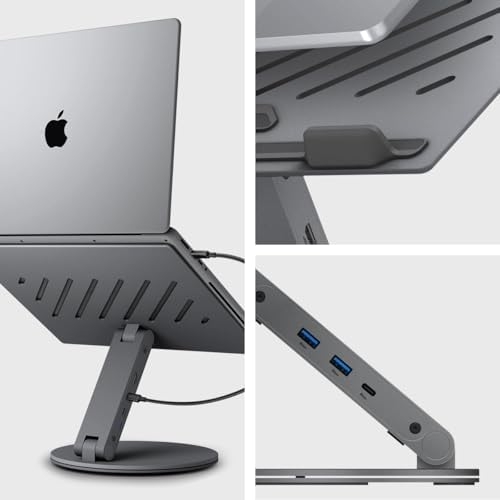 Spigen for 6-in-1 Hub Laptop Stand with Ventilation, ArcDock