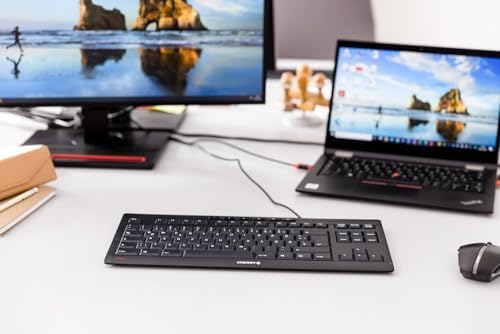 Cherry Stream Wired Keyboard Without Number Pad, Compact TKL