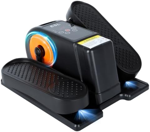 ESL Under Desk Elliptical Machine for Home Office, Seated Pedal Exerciser