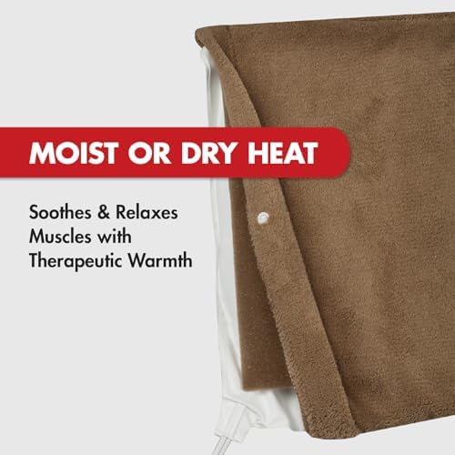 Deluxe Heating Pad Moist/Dry Heat Therapy