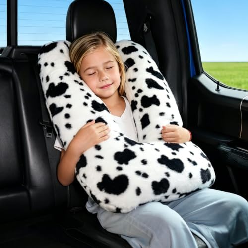Atablyn Ergonomic Neck Pillow for Travel with Shoulder Wrap Design, Head and Neck Support for Kids & Adults on Airplane, Car and Train
