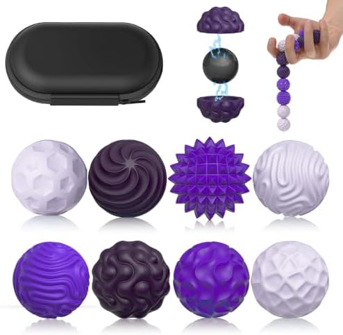Magnetic Sensory Fidget Balls (8PCS), Weighted Magnet Balls Fidget Toys