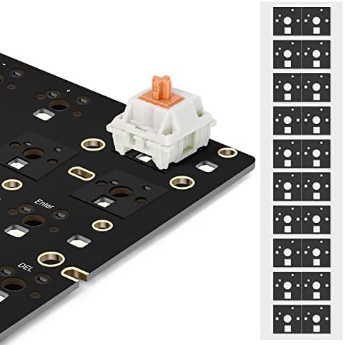 RUNJRX Keyboard Poron Switch Pads, LE-32 Poron Sound Dampening Foam,Eva Keyboard PCB Modular Foam for Mechanical Gaming Keyboard