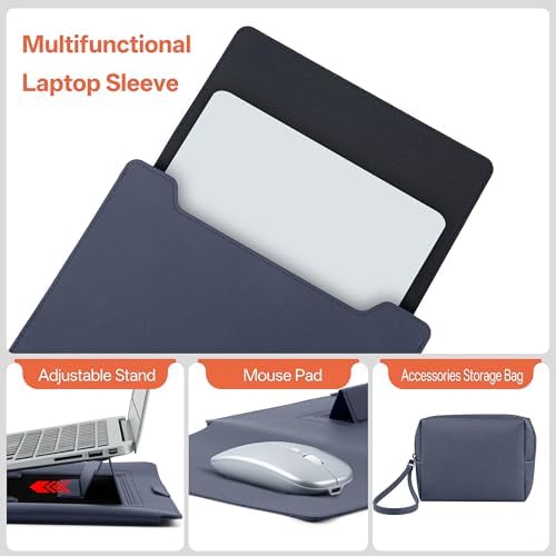 15-16 Inch Protective Laptop Sleeve with Stand, for MacBook Pro/MacBook Air