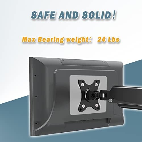 Universal Monitor VESA Mount Adapter for Non-VESA 13 - 27 inch Computer Monitors Tablets iPad VESA Mounting Arm Stand Bracket Kit 75X75mm…
