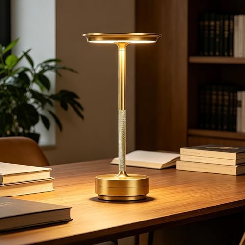 Rechargeable Cordless Table Lamp,Wireless LED Small Lamp