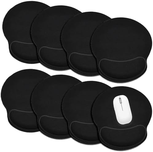Ergonomic Mouse Pad with Wrist Support 8 Pack Mousepads