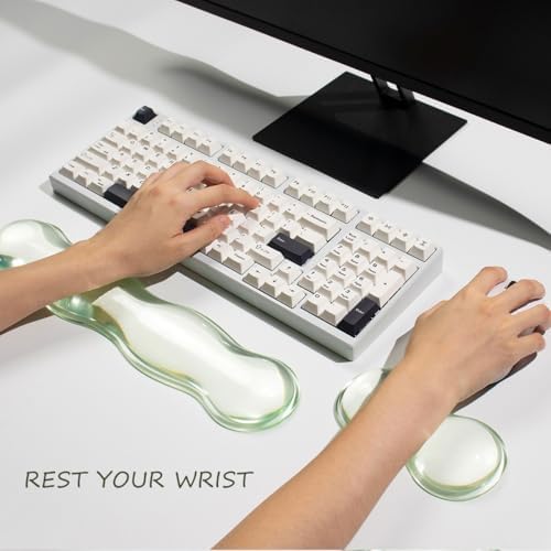 Gel Wrist Rest for Keyboard and Mouse, Wrist pad for Computer Keyboard
