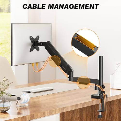 TVON Single Monitor Stand & Monitor Arm Desk Mount up to 35 Inches